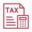 Tax calculate icon